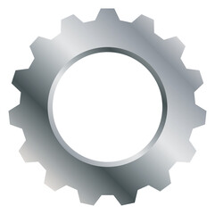 steel cog transparent background