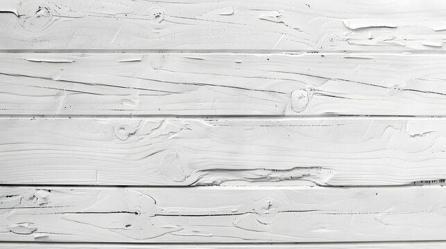 Background from the texture of horizontal white boards. Wood plank texture background
