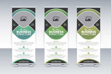 creative rollup banner for your coeporate business and company