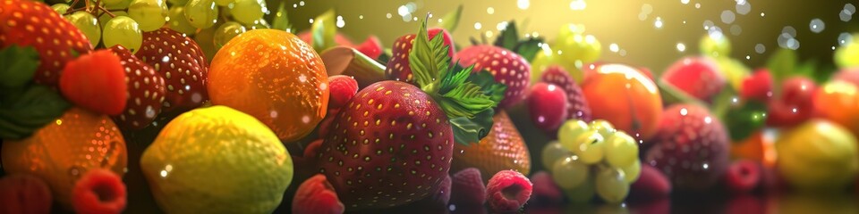 Obraz na płótnie Canvas fruits background
