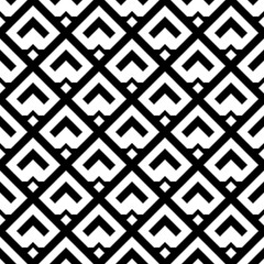 Seamless pattern. Geometric backdrop. Forms, squares background. Ethnic motif. Rhombuses, chevrons, figures ornament. Diamonds, curves, shapes wallpaper. Textile print, web design, abstract. Vector.