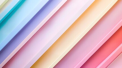 Pastel color modern design, row stripes Abstract background texture. copy space. interior.