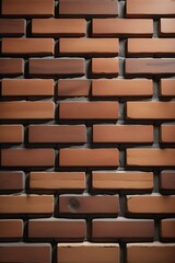 Obraz premium Dark wooden bricks wall, vertical composition