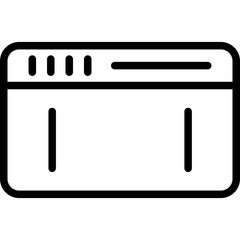 Browser Vector Line Icon