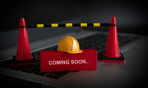 coming soon message , web under construction