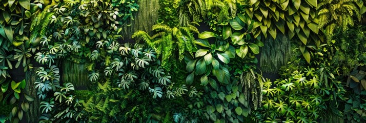 Green Wall Texture, Vertical Garden Background, Eco Bio Room Interior, Live Plans Pattern, Herbs, Creepers