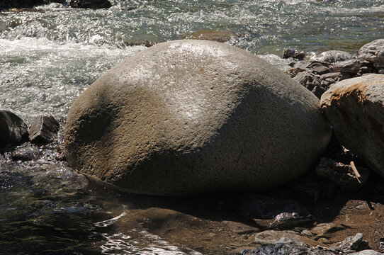 Stein in der Melchaa, Flüeli-Ranft, Kanton Obwalden, Schweiz