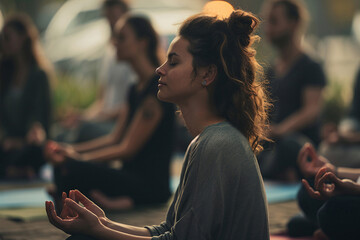 meditation, meditation in the sunset, person meditation, yoga, yoga in the lotus position