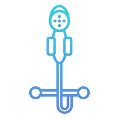 Shower Gradient Linear Style