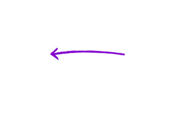 purple pencil strokes isolated on transparent background