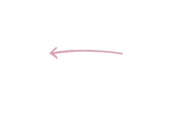 pink pencil strokes isolated on transparent background