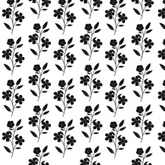 flower pattern vector design. pattern background design