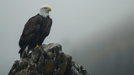 bald eagle on a branch