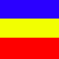 Obraz premium abstract colorful blue, yellow, and red background, multi-color strips, colour palette