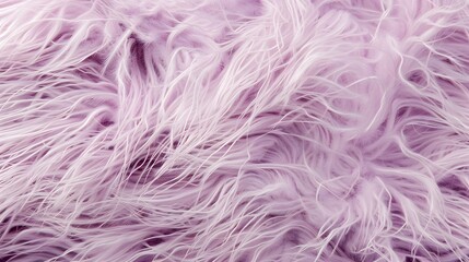 Close up of purple or violet color fluffy feather surface. Abstract background texture.