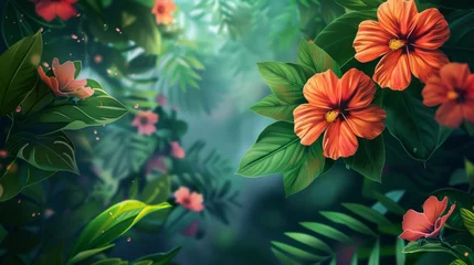 Fotobehang Floral background  © Emil