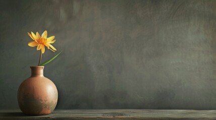 background of flowers in a vase - obrazy, fototapety, plakaty
