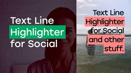 Text Line Highlighter for Social