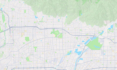 Arcadia California Map, Detailed Map of Arcadia California - obrazy, fototapety, plakaty