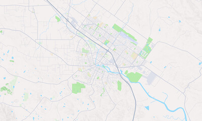 Petaluma California Map, Detailed Map of Petaluma California