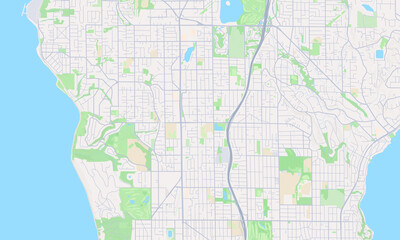Shoreline Washington Map, Detailed Map of Shoreline Washington