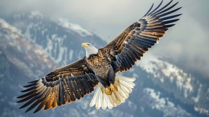 Obraz premium eagle in flight