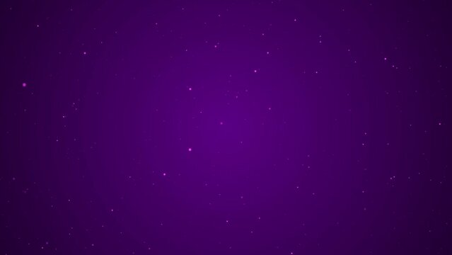 Animation purple abstract background particles designed background.