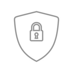 outline security shield icons security shield icons