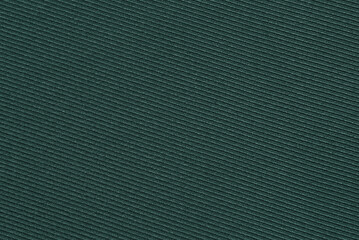 Green cotton twill fabric pattern close up as background
