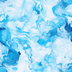 Abstract blue marble patterned texture background. Fluid, Liquid and ink pattern.