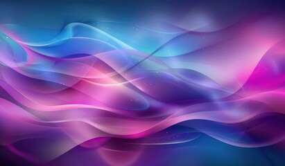 abstract colorful curved shape blurry background in pink, purple and blue, in the style of flat backgrounds, dark azure and purple - obrazy, fototapety, plakaty