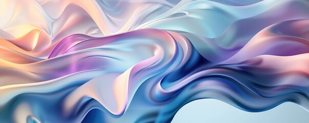 Obraz premium abstract wave animation background vector, industrial futurism