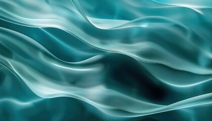 Obraz premium an abstract blue and green background, in the style of graceful lines, dark teal and light teal