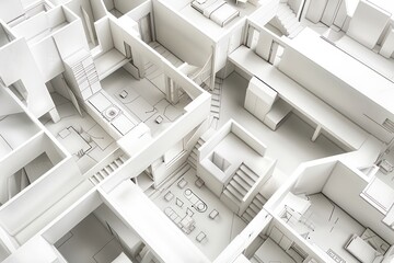 apartment model 3d plans floor plan of apartment, in the style of cityscape abstraction, realistic