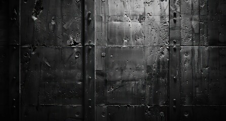grungy black wall texture photo, in the style of dark gray and gray, haunting visuals