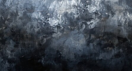 grey texture,black background, free brushwork, ominous, texture-based