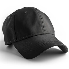 Blank black baseball cap, mockup, isolated. - obrazy, fototapety, plakaty