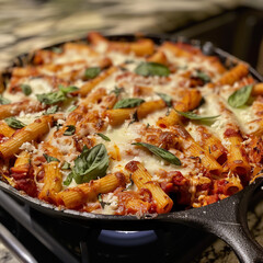 pasta with chicken and vegetables