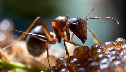 ant on a leaf