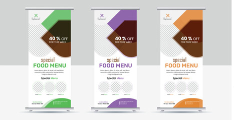 Ramadan  special food banner design template