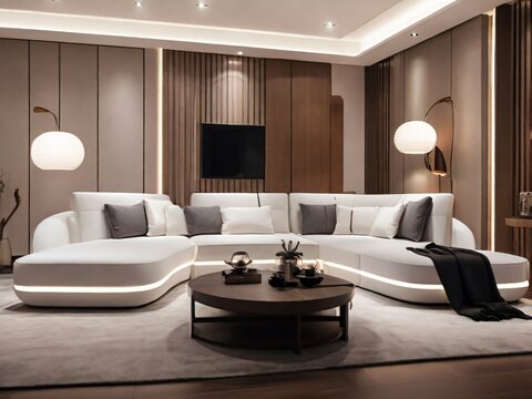 Luxurious Drawing room Sofa Set Decoration