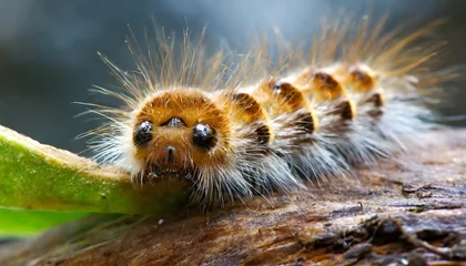  caterpillar on a leaf © Rizwanvet