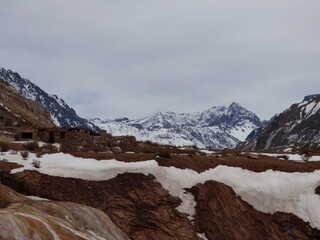 Vista de la Cordillera de los Andes desde Mendoza