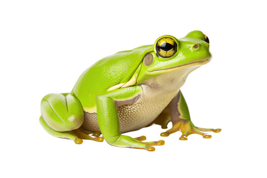frog photo isolated on transparent background.