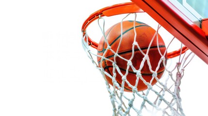 Basketball synergy: basketball ball and hoop