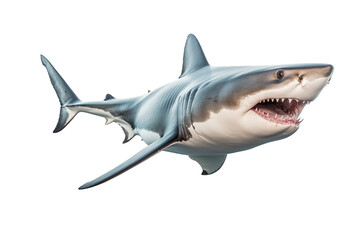 Fototapeta premium shark photo isolated on transparent background.