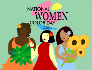 National Women of Color Day 
1 MARCH