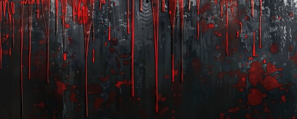black and red abstract wall background, gritty horror comics, dotted