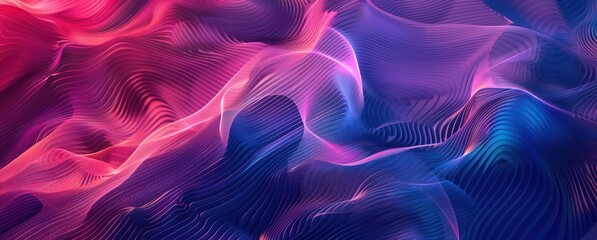 futuristic luminous linear gradient texture art background illustrative image - Powered by Adobe
