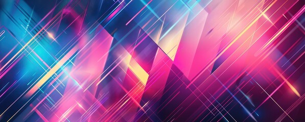 futuristic modern electronic vector modern geometric background, mysterious backdrops, neon installations, outrun, free-flowing lines